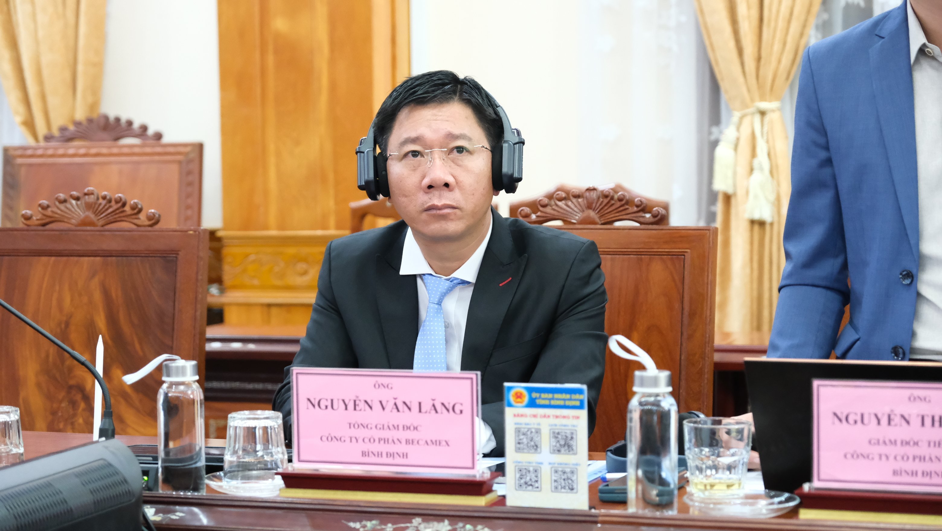 Ông Nguyễn Văn Lăng – Tổng Giám đốc Công ty CP Becamex Bình Định tại Hội nghị.